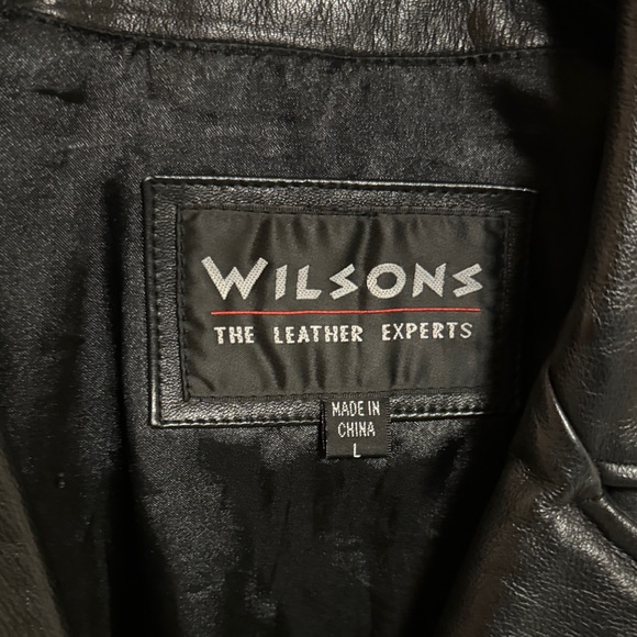 Women’s Wilson's Black Leather Jacket - Picture 2 of 4